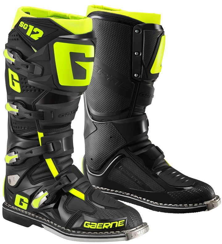 Ботуши SG12 Solid Black Yellow снимка 1