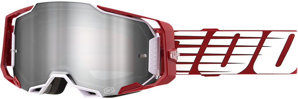 Очила Armega Oversized Deep Red - Flash Silver снимка 2