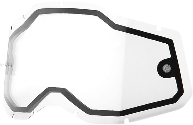 Слюда за очила 100% Gen2 Racecraft2; Accuri2; Strata2 - двойна прозрачна снимка 1
