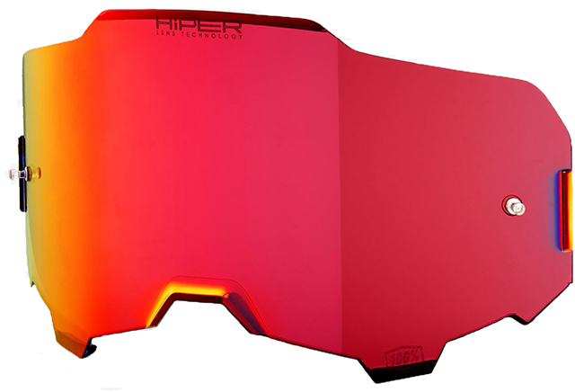 Слюда за очила 100% Armega HiPER - червена огледална снимка 1