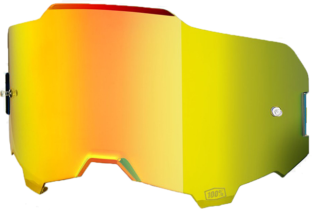 Златна огледална[b] излята[/b] ( не изрязана) [b]слюда[/b] с извита форма и дебелина 2мм, устойчива на удар и счупване, подходяща само за очила модел Armega на 100%.Обработена против изпотяване ( no fog).Филтър [b]Category 2[/b]; Пропускливост на светлина [b]23%±5%[/b]
