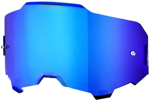 Слюда за очила 100% Armega HiPER - синя огледална