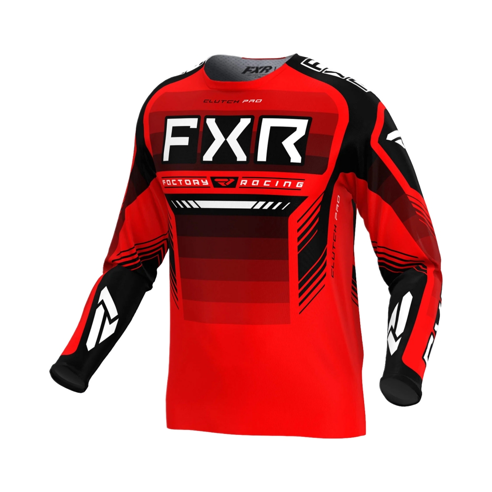 FXR Тениска Clutch Pro MX24 Red Black - изглед 1