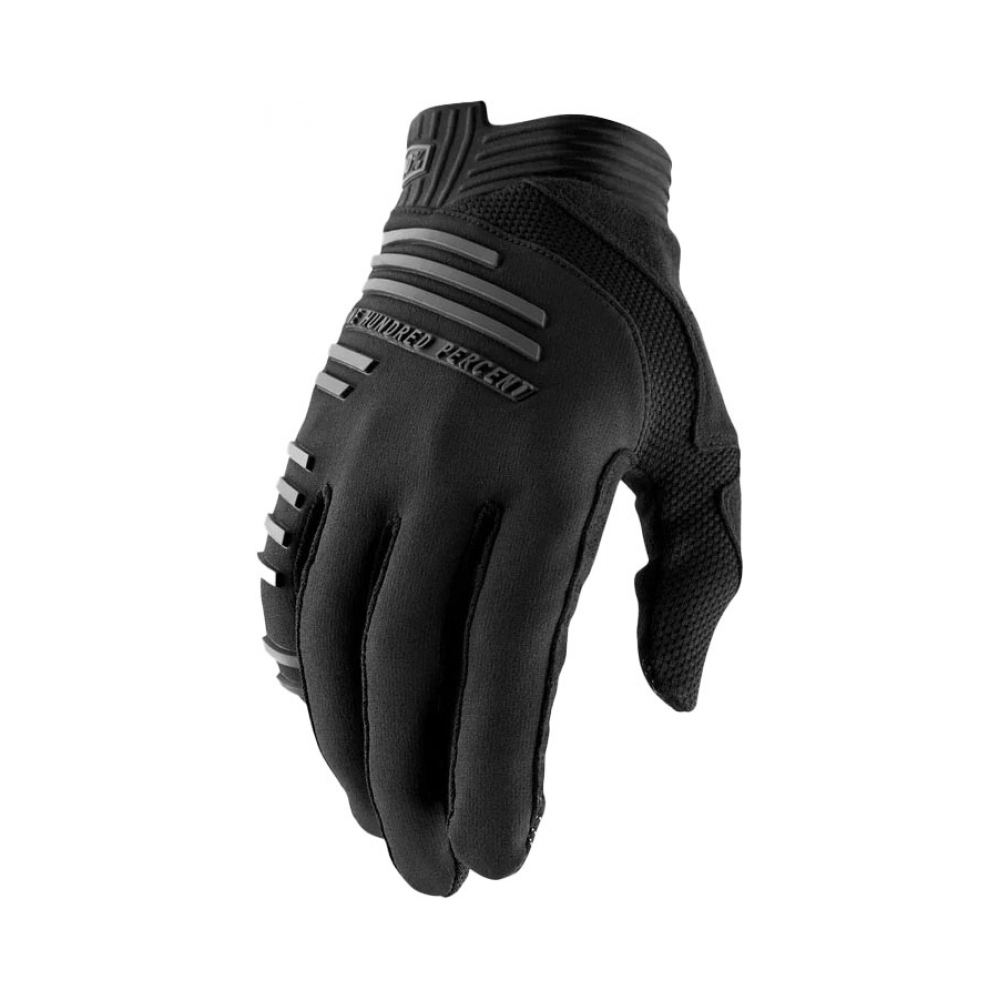 100% Ръкавици R-Core Black - изглед 1