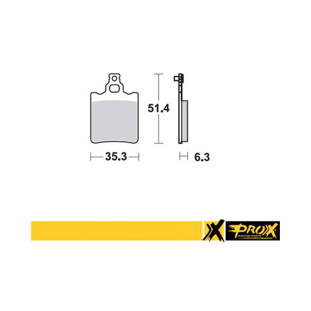 ProX Накладки 37.207302 задни KTM SX65 01-03 - изглед 1