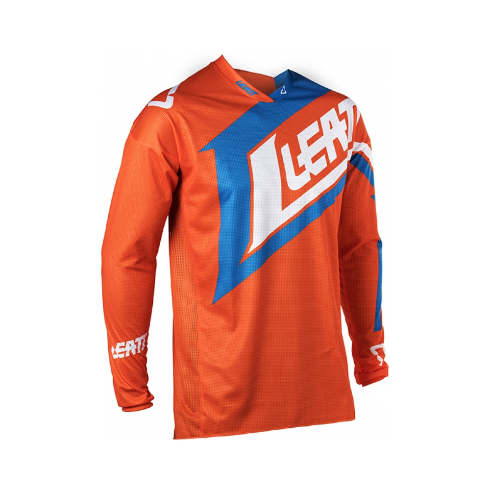 Leatt Тениска GPX 4.5 Lite Orange/Denim - изглед 2