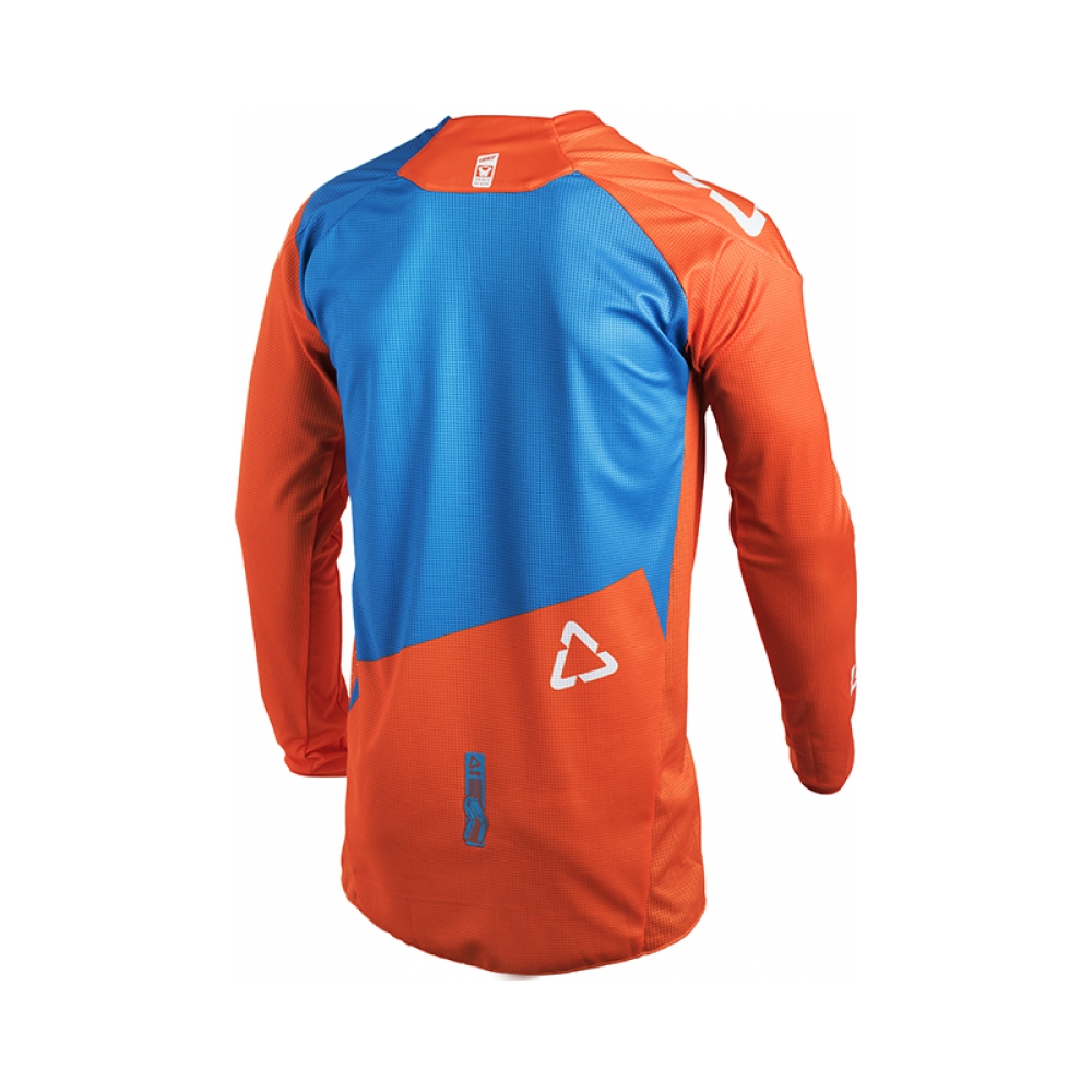 Leatt Тениска GPX 4.5 Lite Orange/Denim - изглед 3
