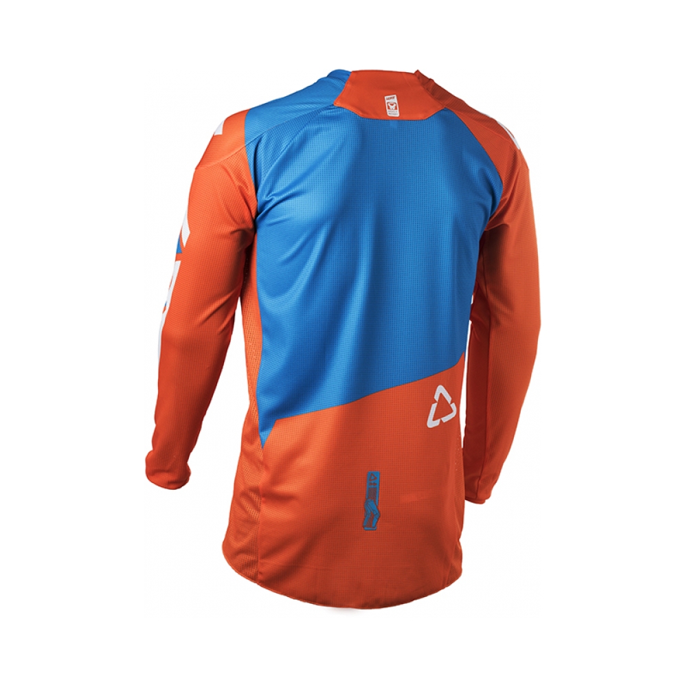 Leatt Тениска GPX 4.5 Lite Orange/Denim - изглед 4