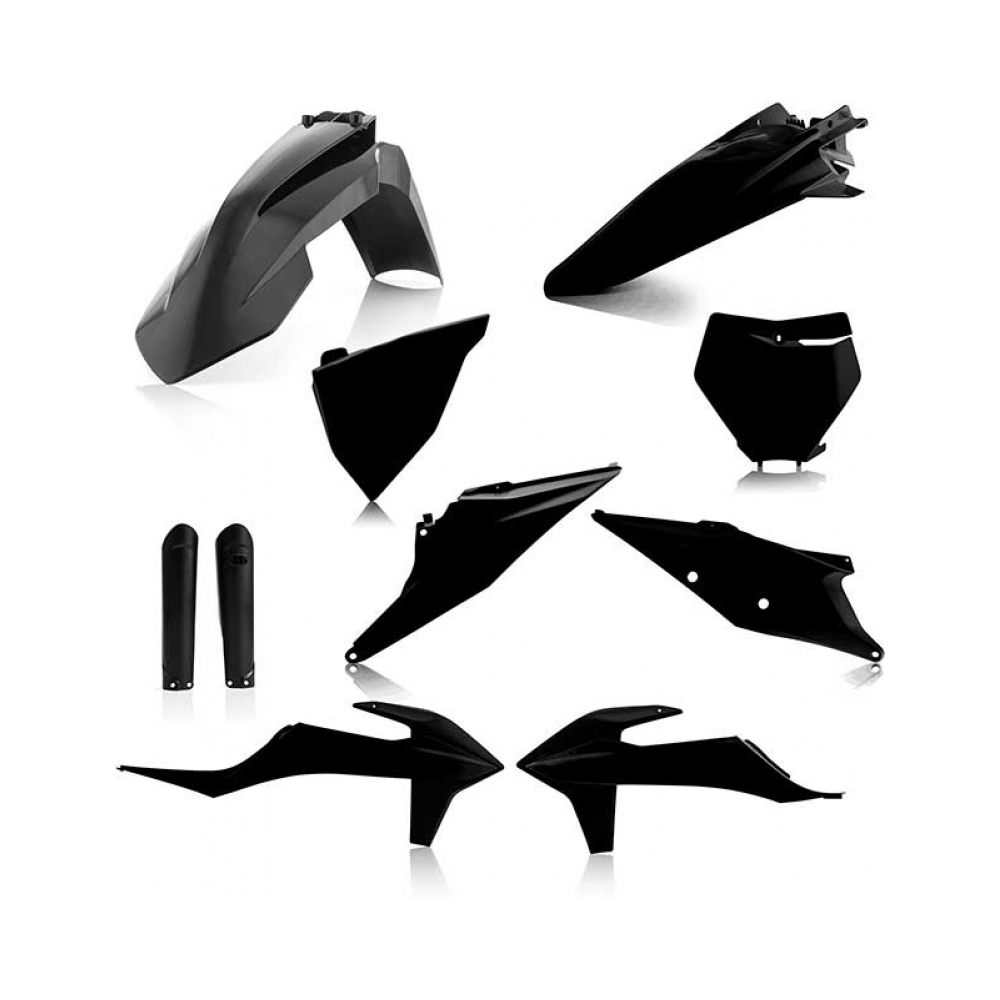 Acerbis Пълен кит пластмаси KTM SX125/250 19-22, SX-F250/350/450 19-22 черен - изглед 1