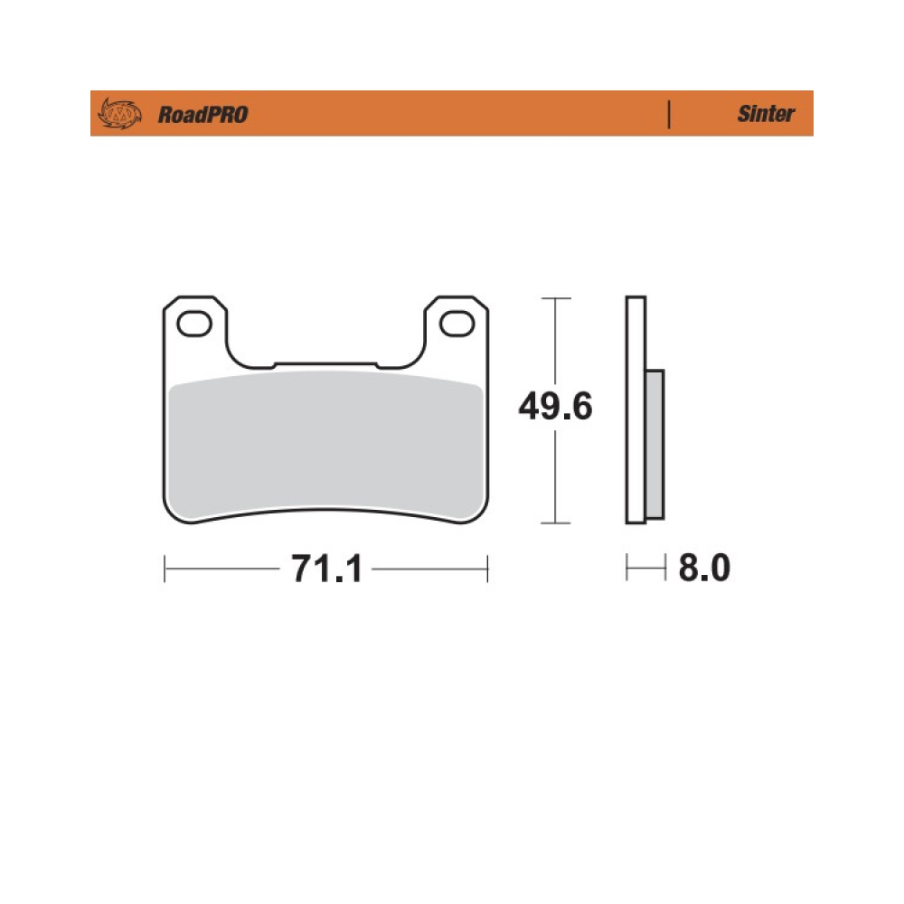 Moto-Master Накладки предни 406301 Kawasaki - изглед 1