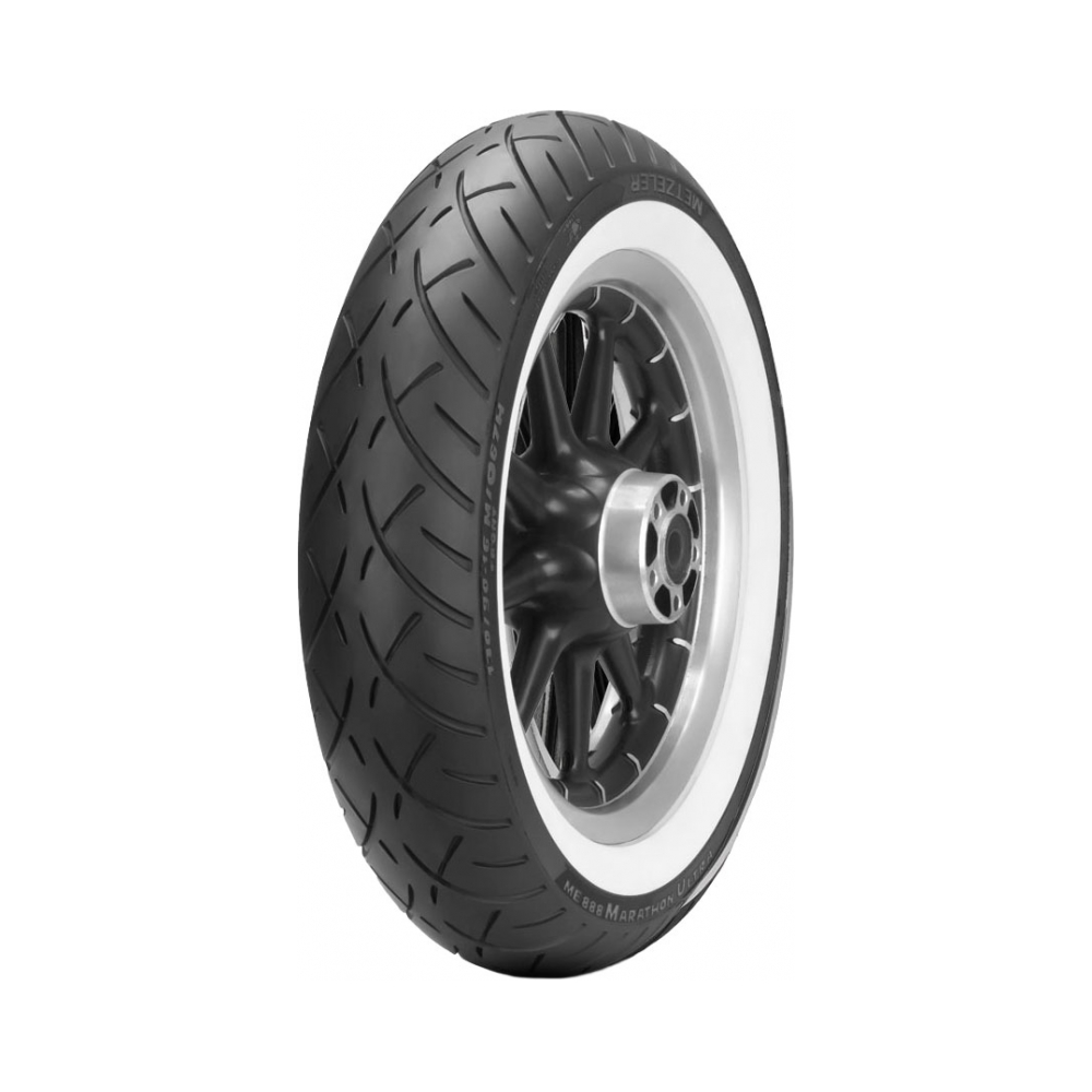 Metzeler 130/90-16M/CTL 67H WW ME888F Бял кант - изглед 1