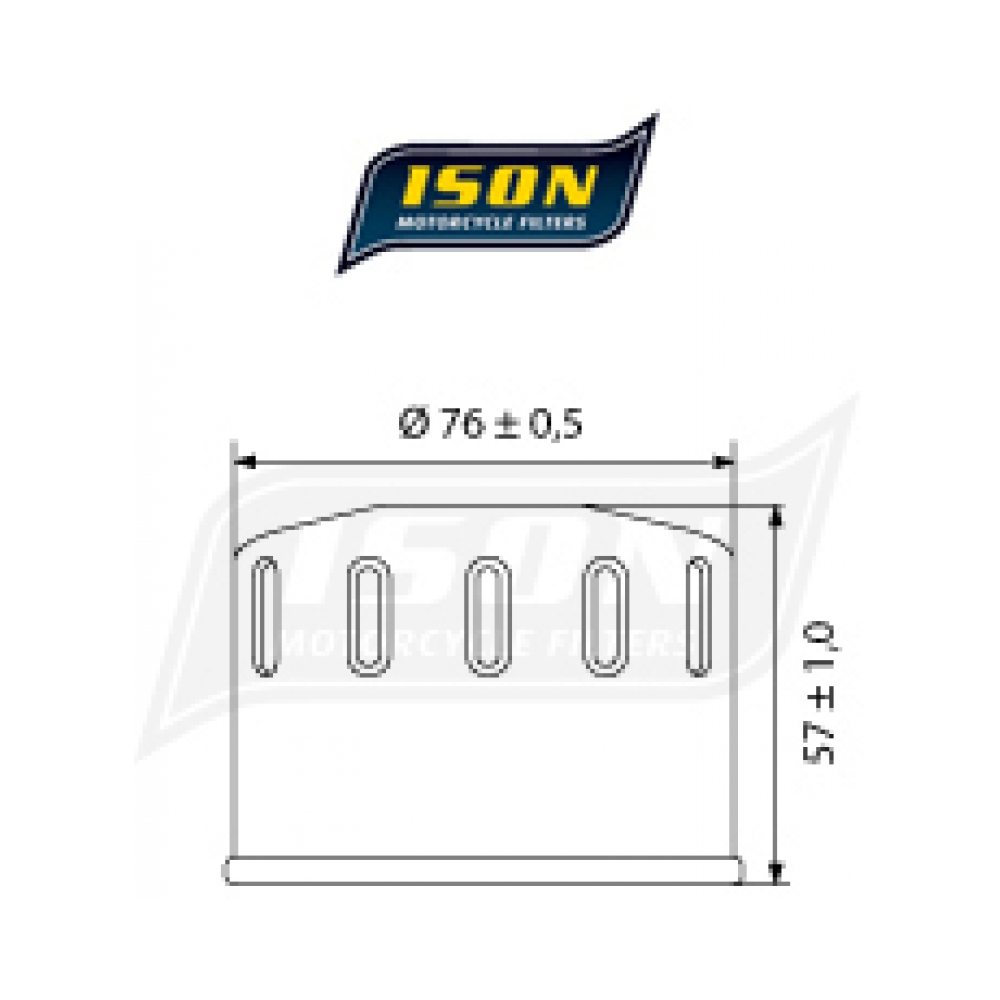 ISON Маслен филтър ISON160 BMW - изглед 2