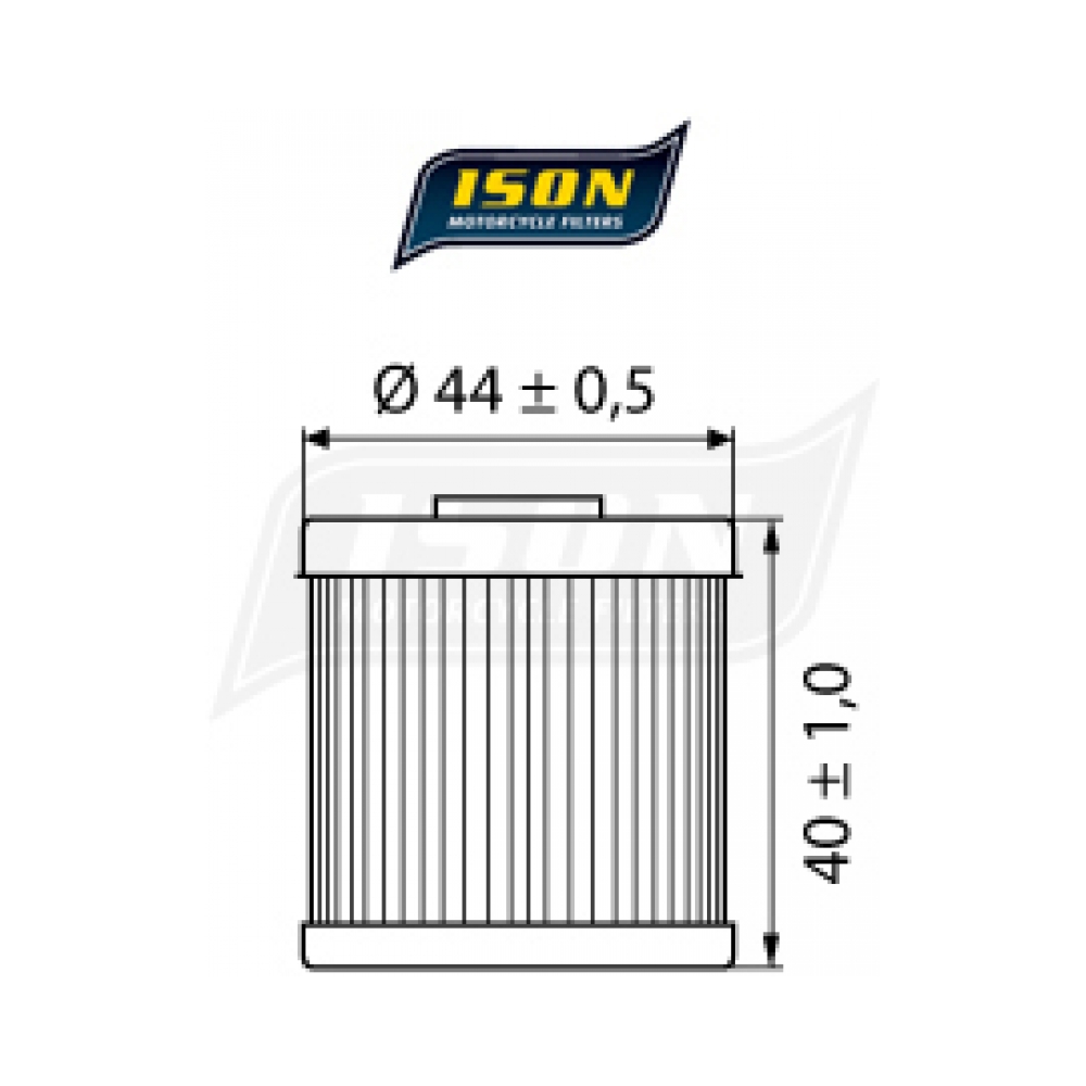 ISON Маслен филтър ISON566 Kymco - изглед 2