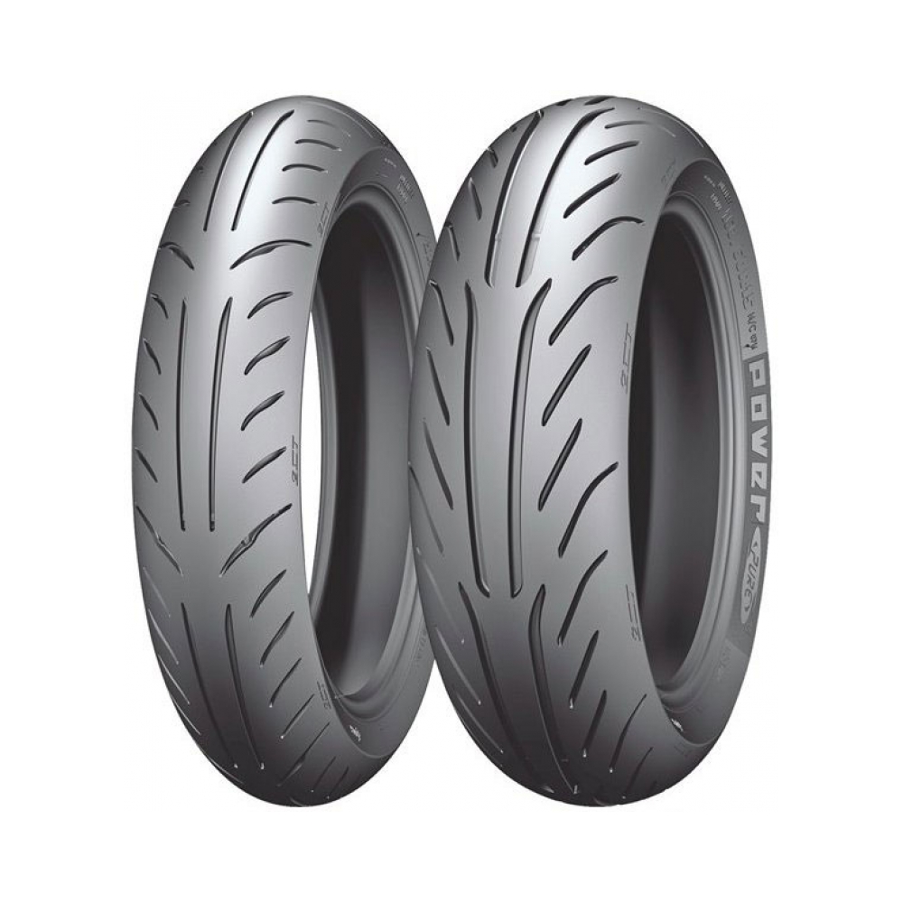 Michelin Предна/Задна гума Power Pure SC 130/60-13 M/C 60P REINF F/R TL - изглед 1