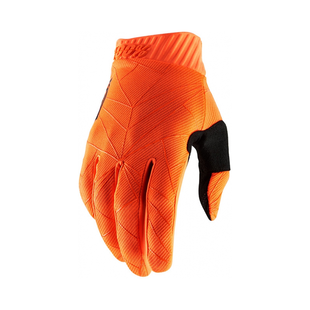 100% Ръкавици Ridefit Fluo Orange/Black - изглед 1