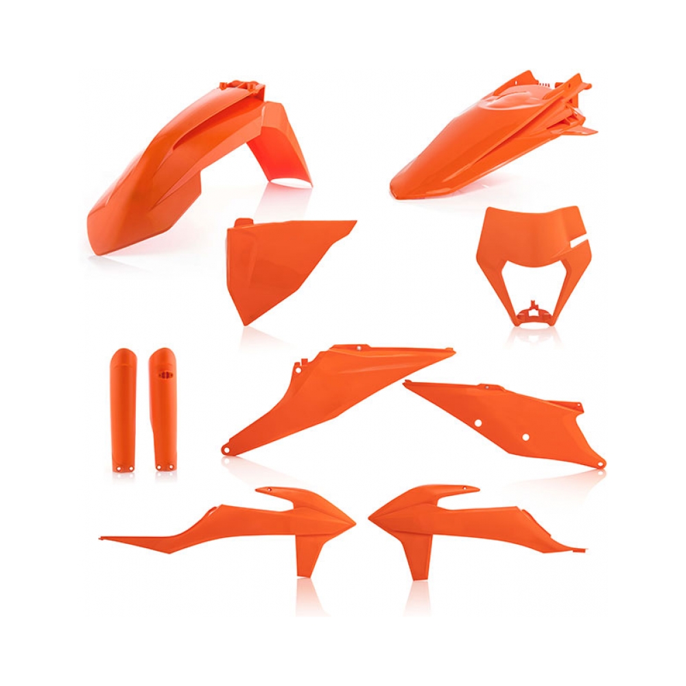 Acerbis Пълен кит пластмаси KTM EXC/EXC-F 20-23 оранжев - изглед 1