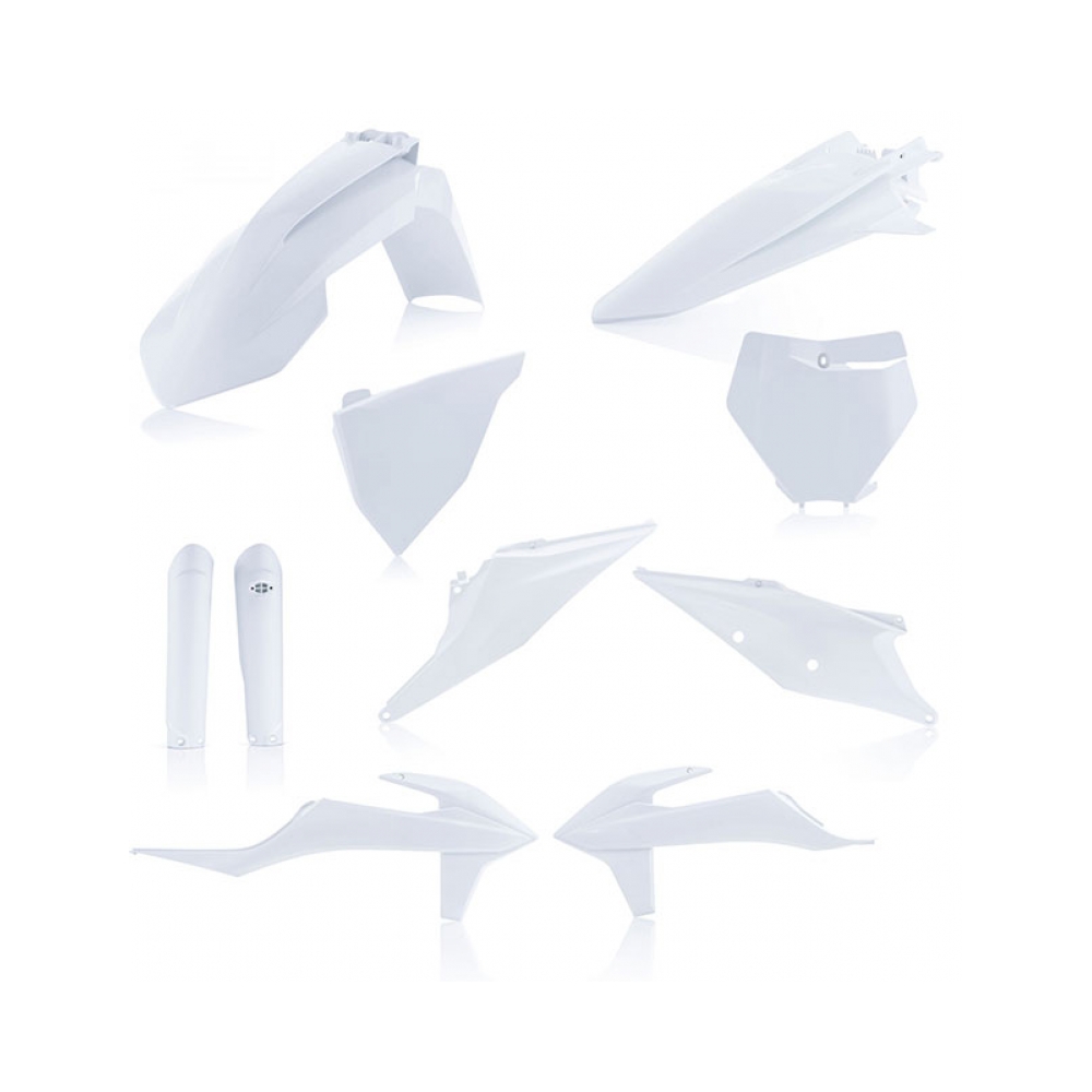 Acerbis Пълен кит пластмаси KTM SX125/250 19-22, SX-F250/350/450 19-22 бял - изглед 1