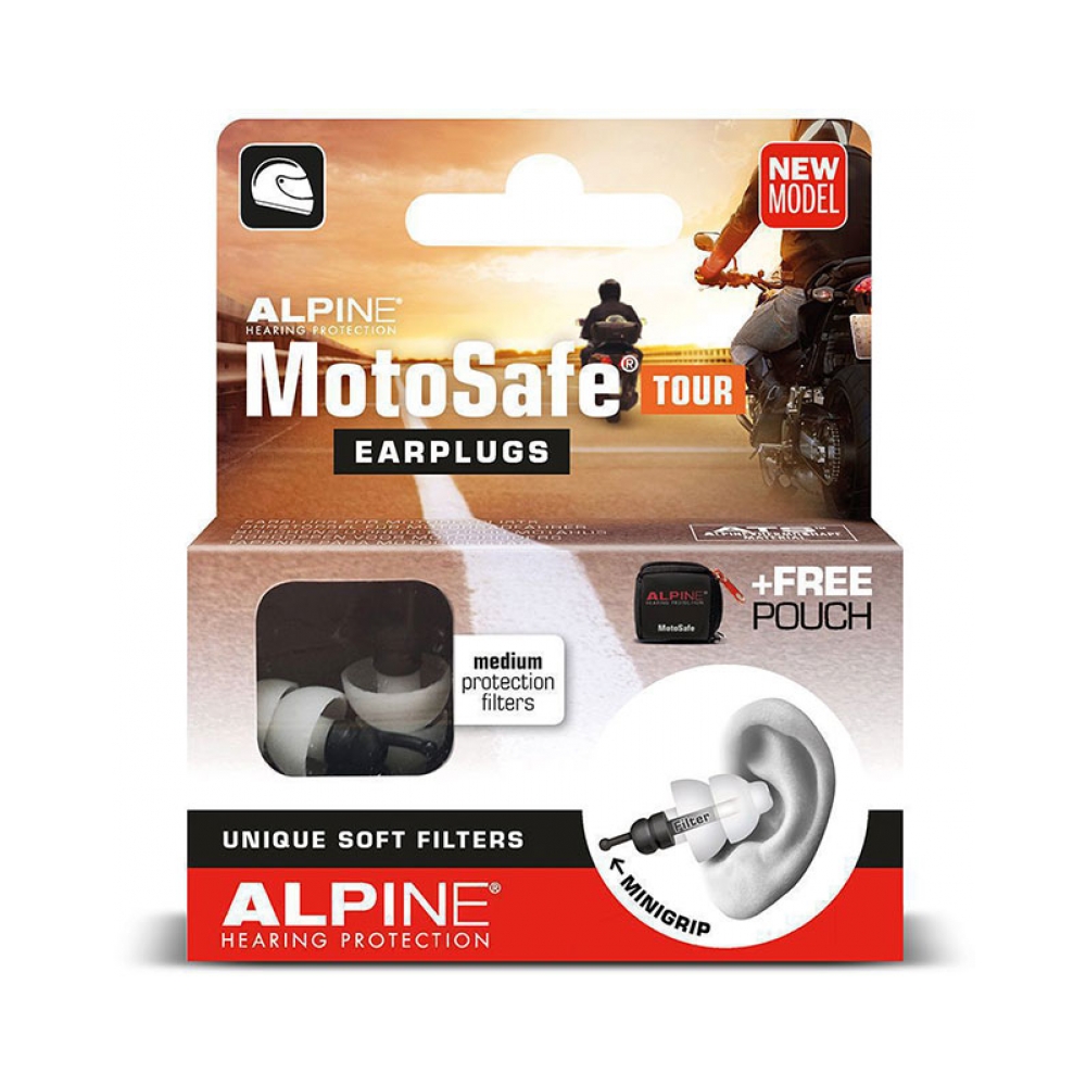 Alpine Тапи за уши Motosafe Tour - изглед 1