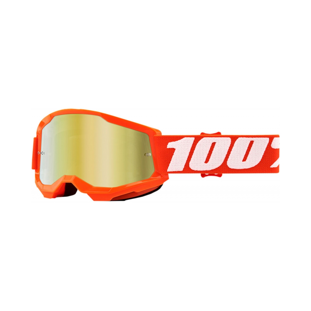 100% Детски очила Strata2 Yellow - Mirror Gold - изглед 1