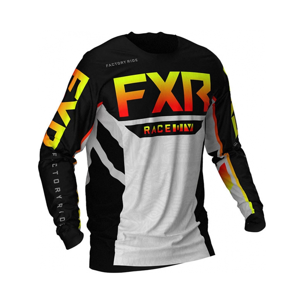 FXR Тениска Podium MX Aztec Black/Red - изглед 1