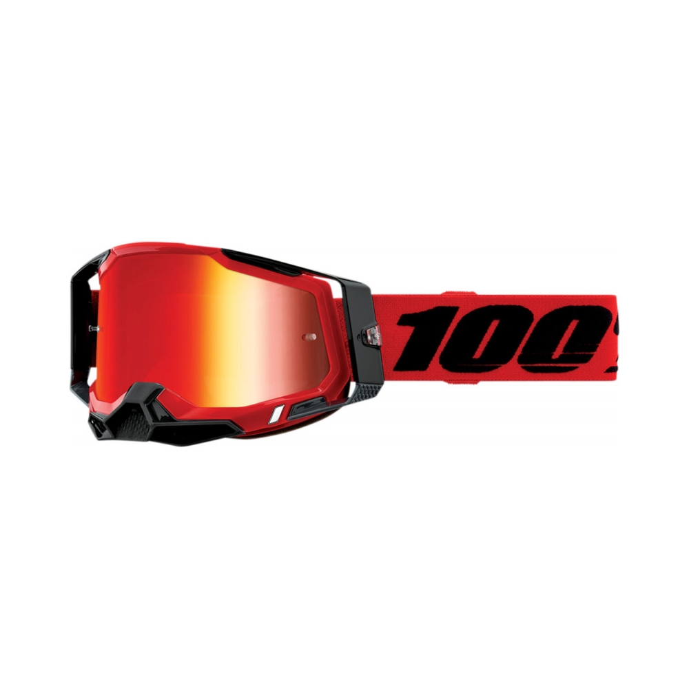 100% Очила Racecraft2 Red - Mirror Red - изглед 1