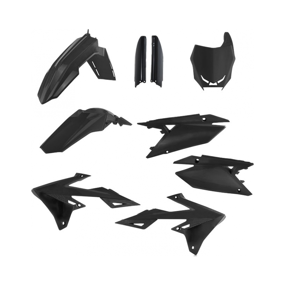Acerbis Пълен кит пластмаси Suzuki RM-Z250 19-24, RM-Z450 18-24 Черен - изглед 1