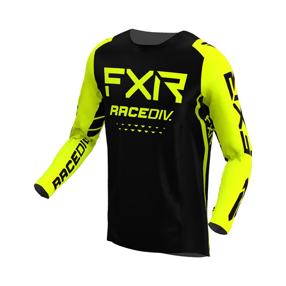 FXR Тениска Off-Road 22 Black/Hi Vis - изглед 1