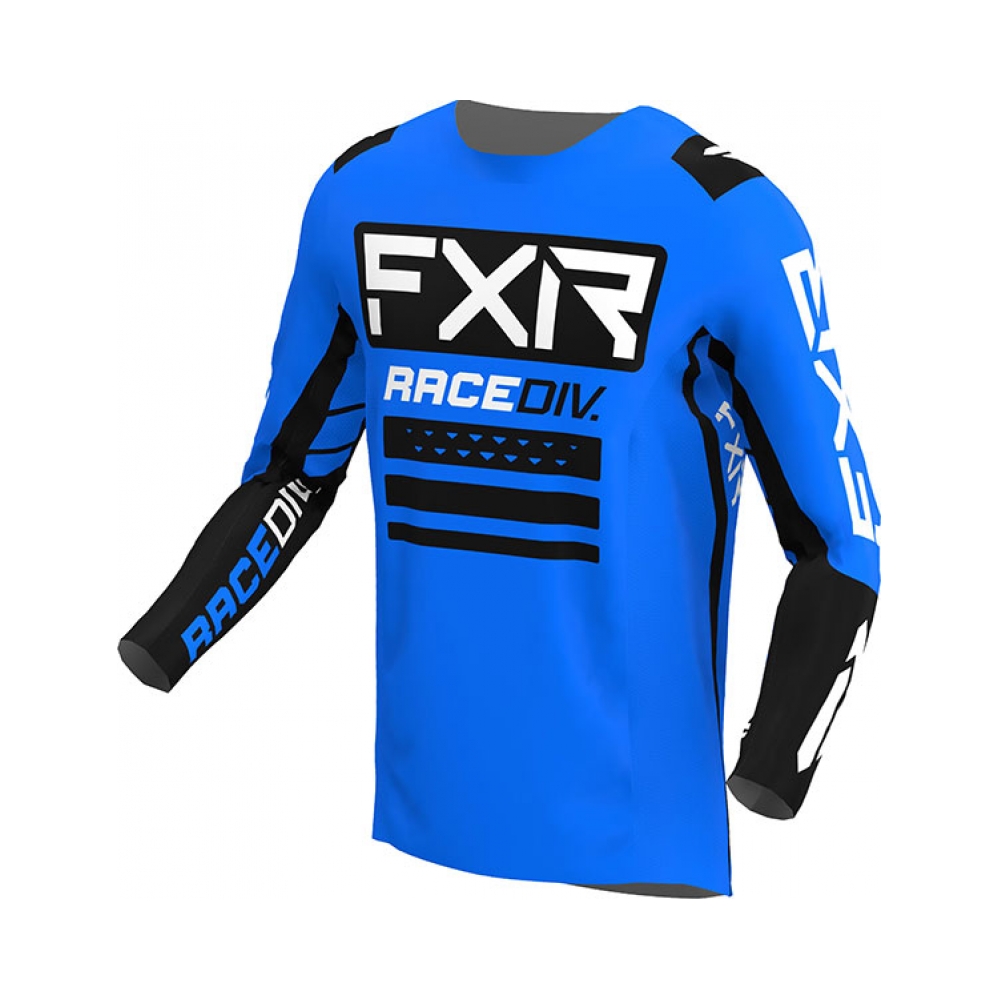 FXR Тениска Off-Road 22 Blue/Black - изглед 1