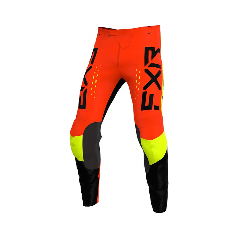 FXR Детски панталон Clutch Pro MX22 Youth Black/Nuke Red/Hi Vis - изглед 1