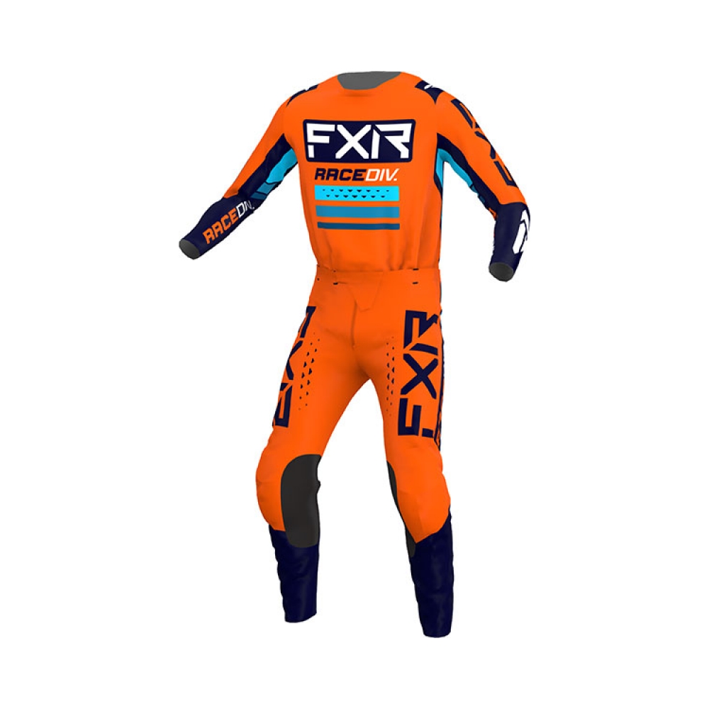 FXR Детски панталон Clutch Pro MX22 Youth Orange/Midnight - изглед 3