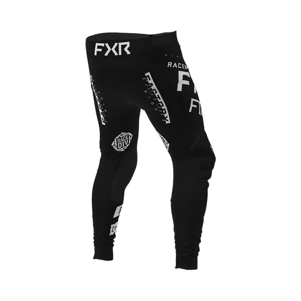 FXR Панталон Podium MX22 Gladiator Black/White - изглед 2