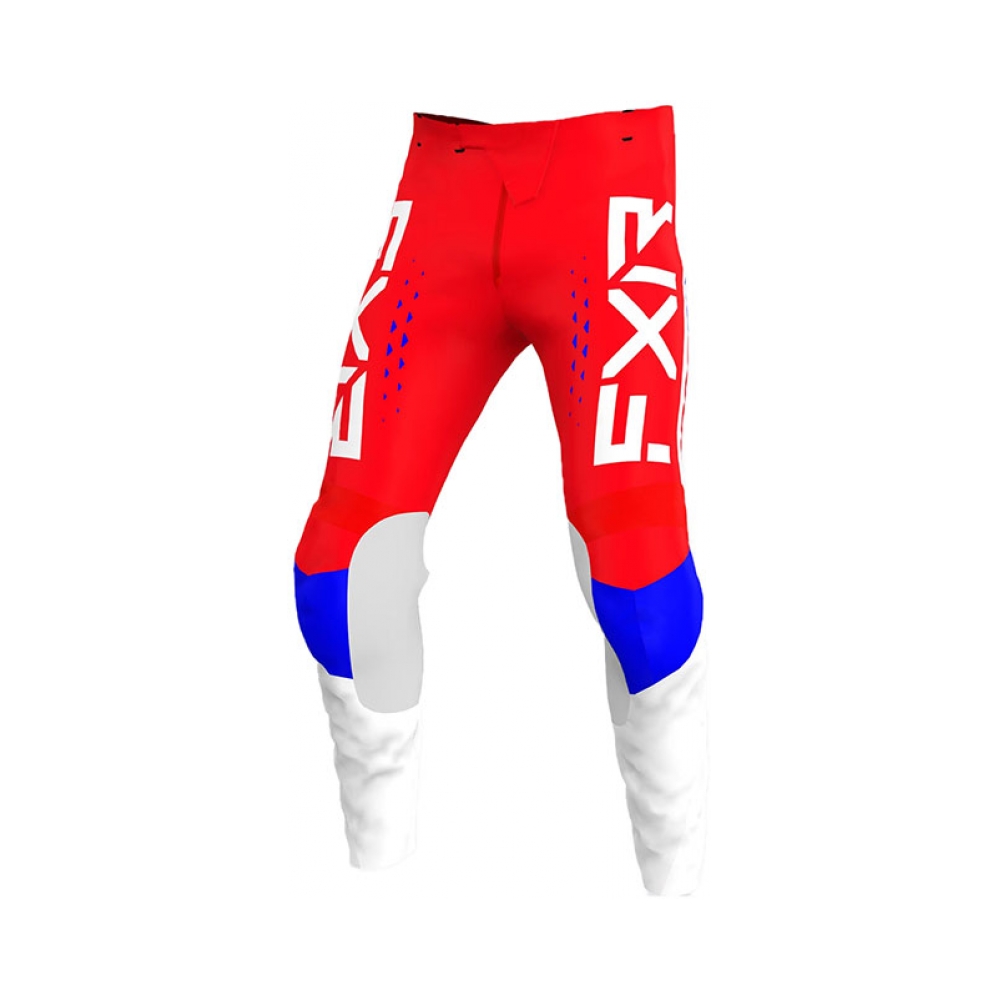FXR Панталон Clutch Pro MX22 Red/Royal Blue/White - изглед 1