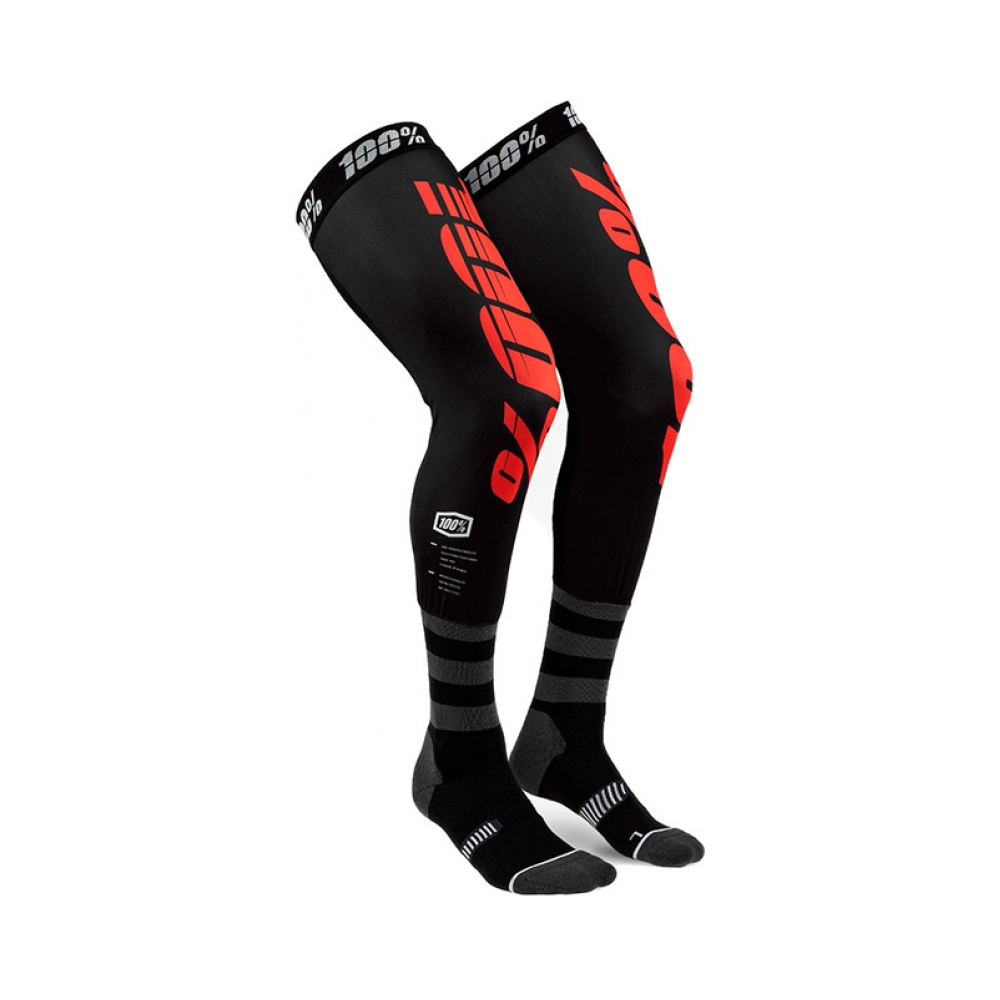 100% Чорапи Rev Black/Red - изглед 1