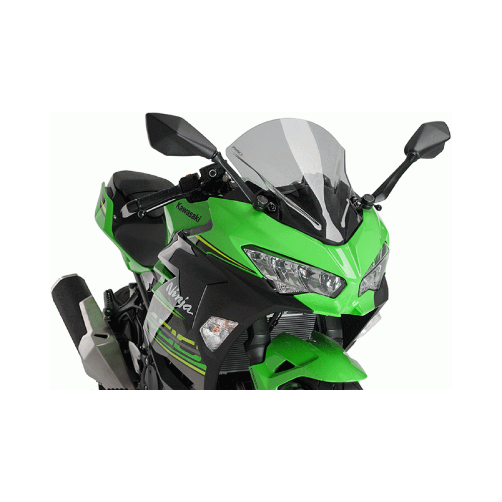 Puig Слюда Z-Racing Kawasaki Ninja 400 18-24 Smoke - изглед 1
