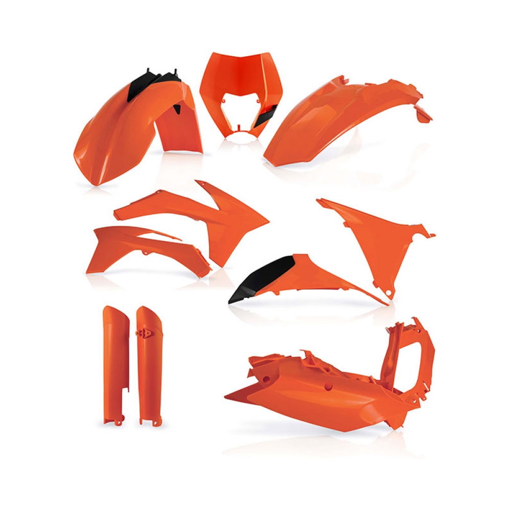 Acerbis Пълен кит пластмаси KTM EXC/EXC-F 12-13 Orange - изглед 1