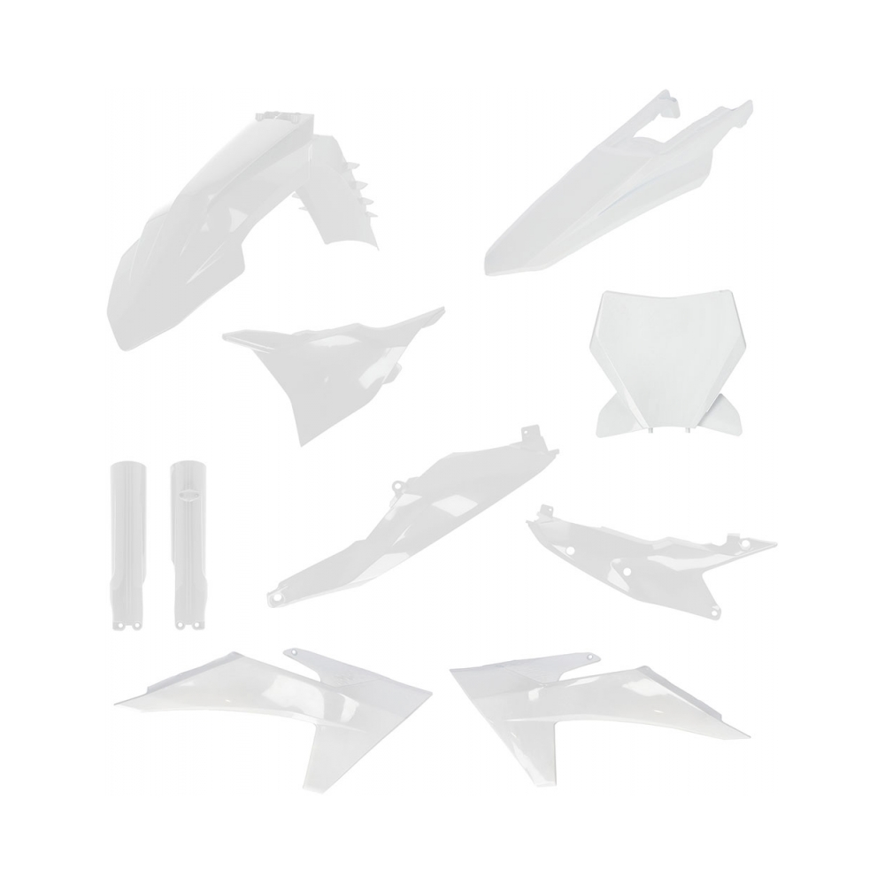 Пълен кит пластмаси подходящ за SX/SX-F 23-24 Бял - изглед 1