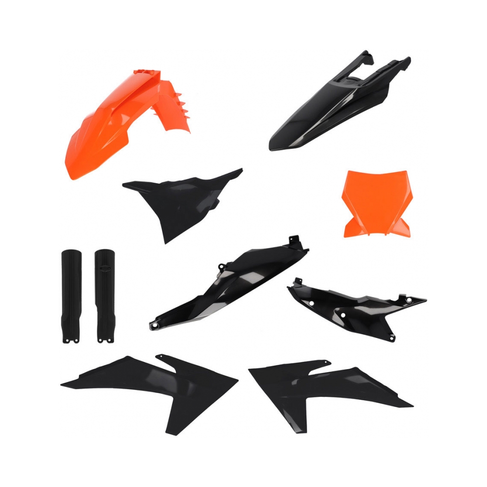 Пълен кит пластмаси подходящ за SX/SX-F 23-24 Оранжев - изглед 1