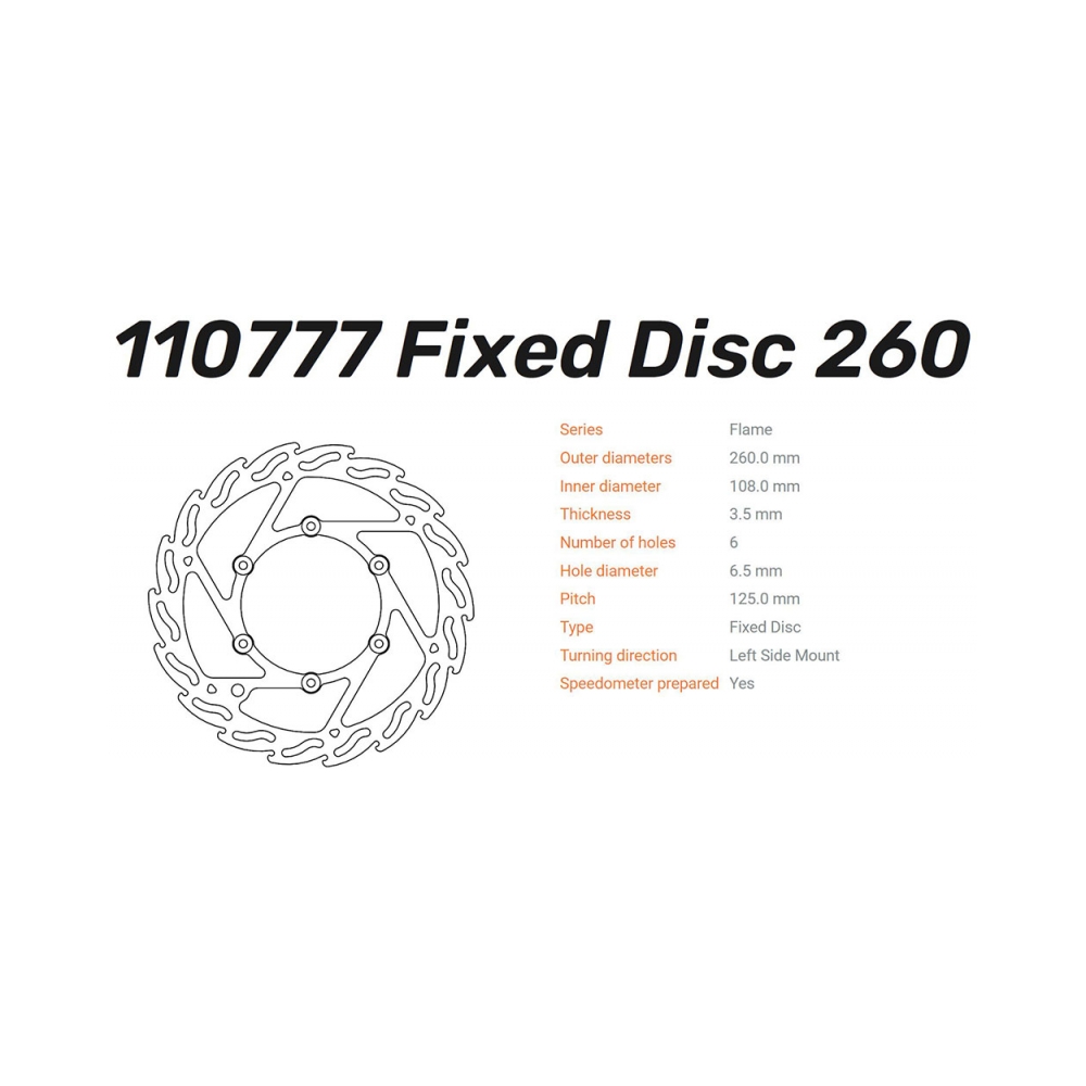 Moto-Master Спирачен диск Flame преден Gas-Gas до 2020 - изглед 2