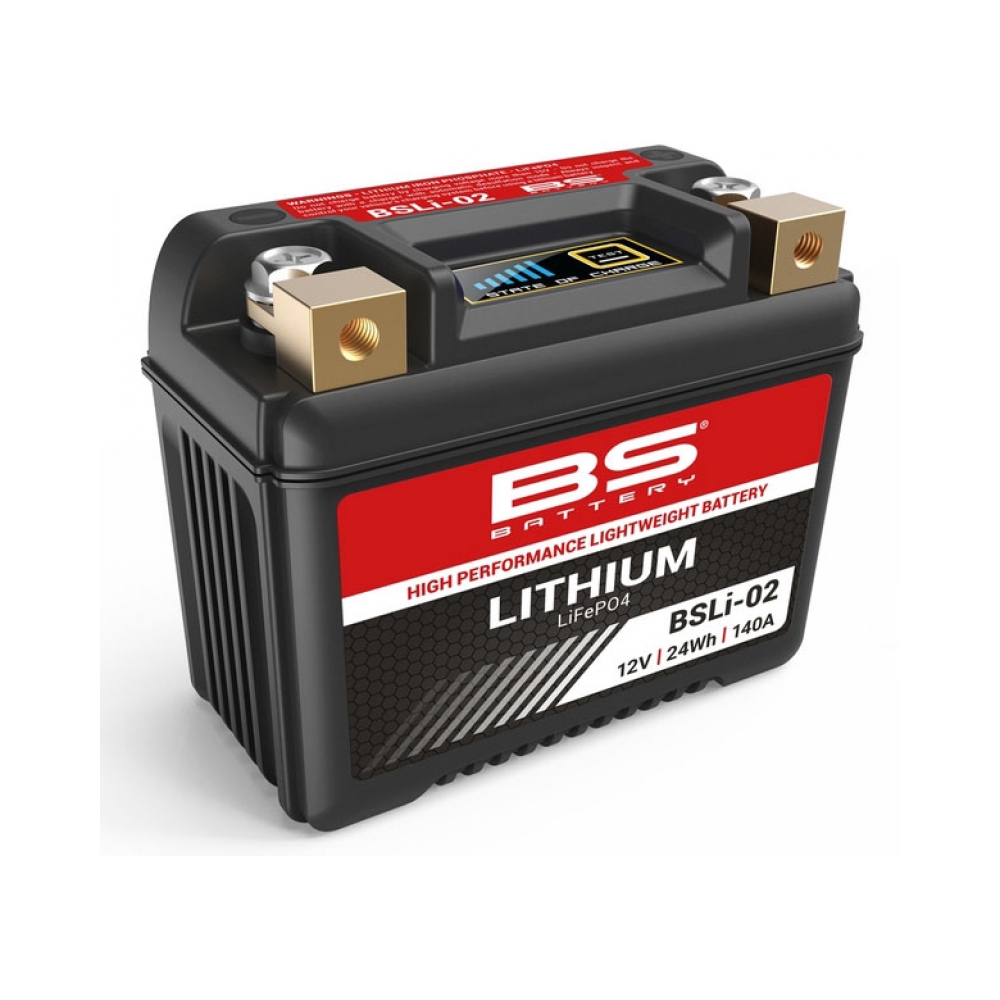 BS Battery Литиев акумулатор BSLI-02 2.0Ah, 140A CCA, 550 Gr - изглед 1