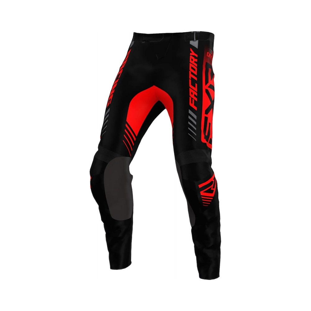 FXR Панталон Clutch Pro MX23 Black Red Char - изглед 1