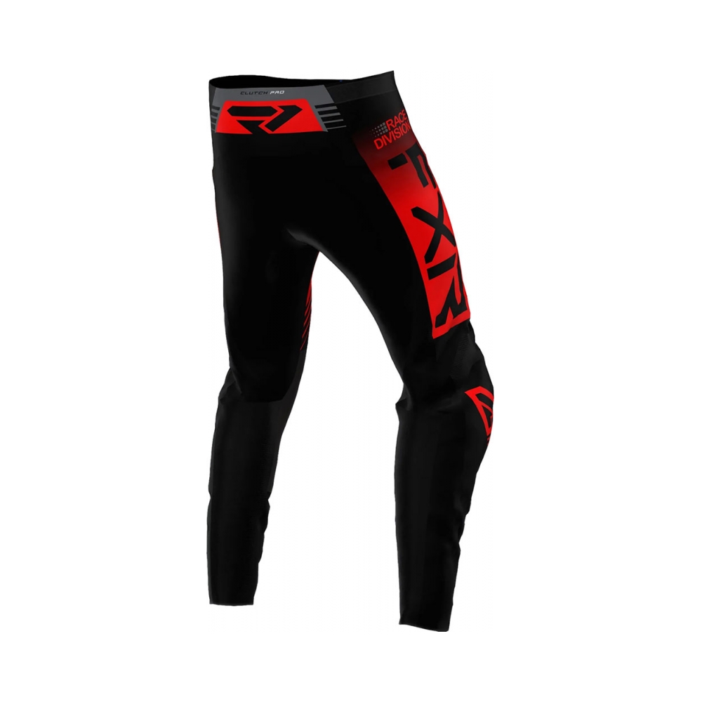 FXR Панталон Clutch Pro MX23 Black Red Char - изглед 2