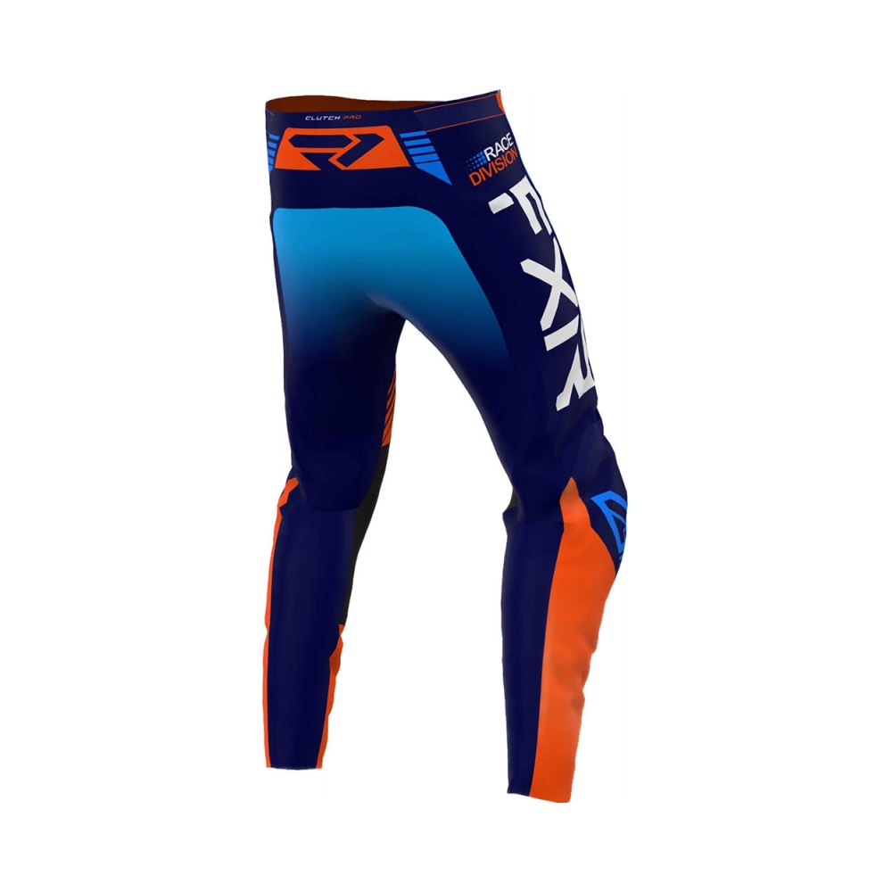 FXR Детски панталон Clutch Pro Yth MX23 Orange Navy - изглед 2