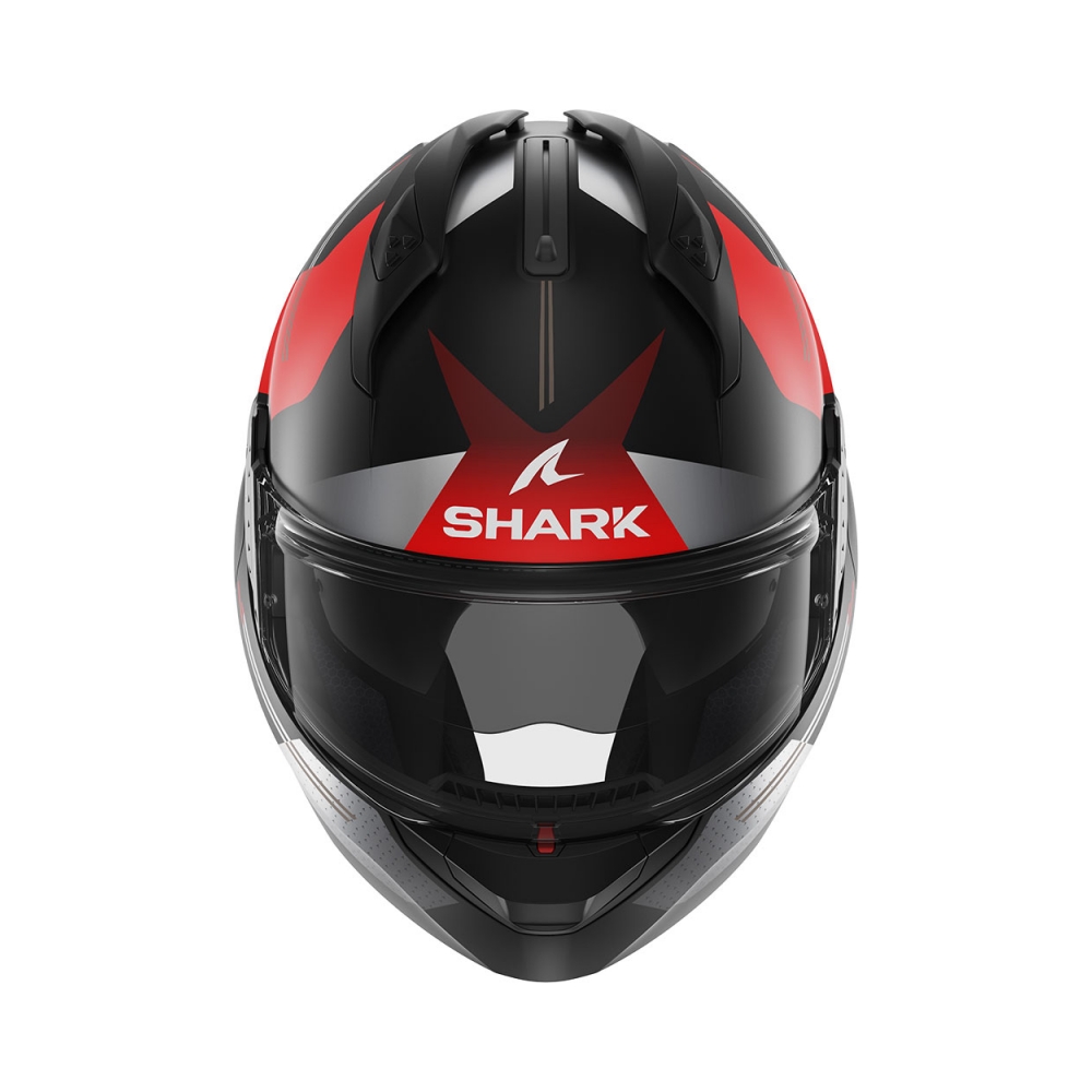 Shark Каска Evo GT Tekline Mat Black Chrom Red - изглед 3