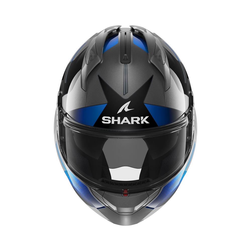 Shark Каска Evo GT Tekline Anthracite Chrom Blue - изглед 3
