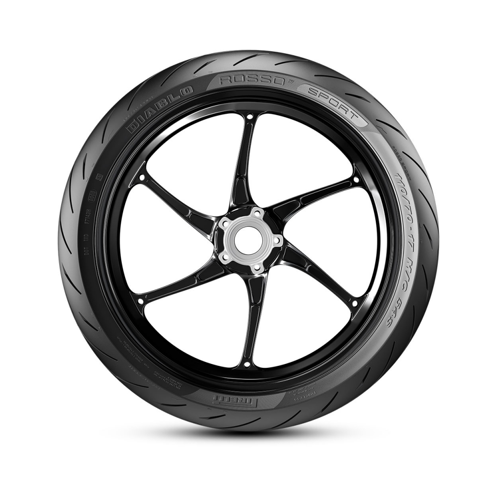 Pirelli Предна гума Diablo Rosso Sport110/70-17 M/C TL 54S F - изглед 3