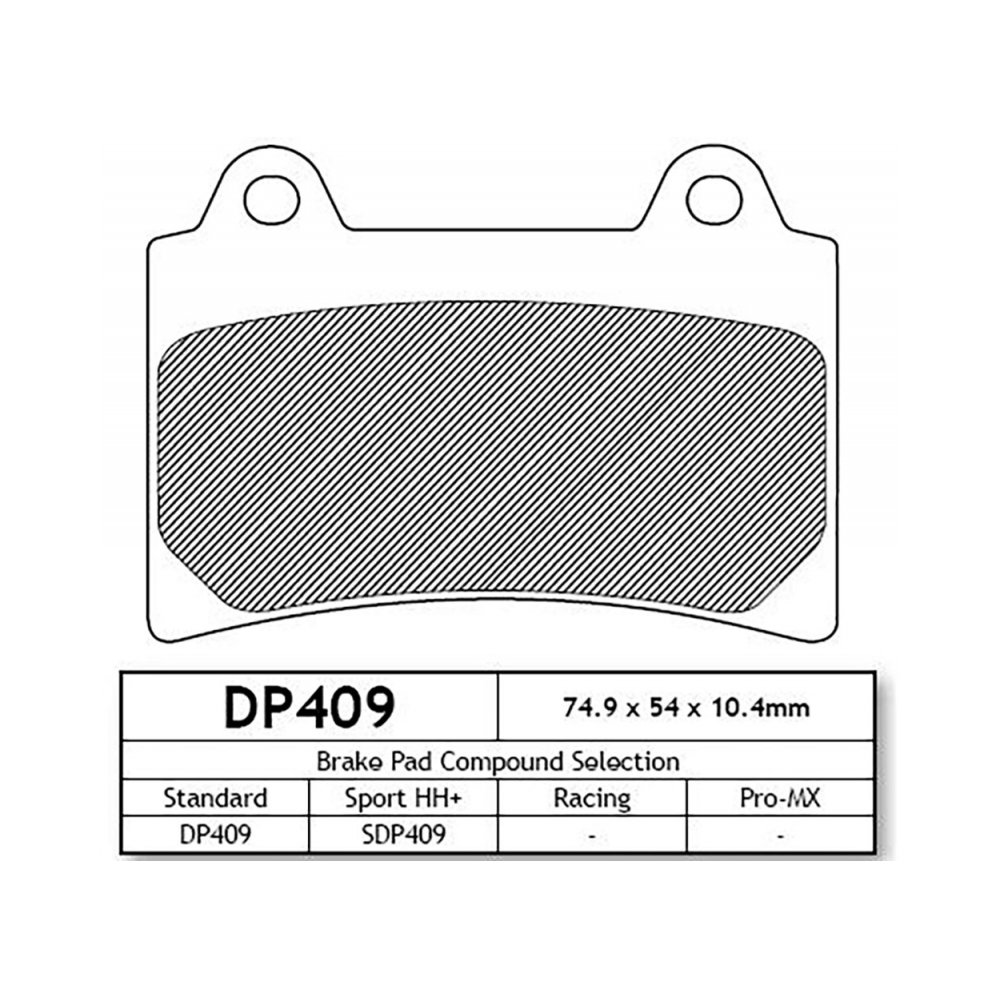 DP Brakes DP409 Накладки - изглед 2
