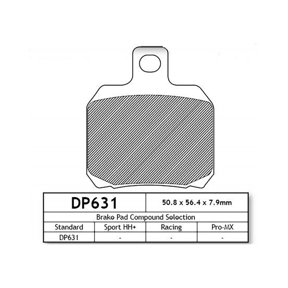 DP Brakes DP631 Накладки - изглед 2