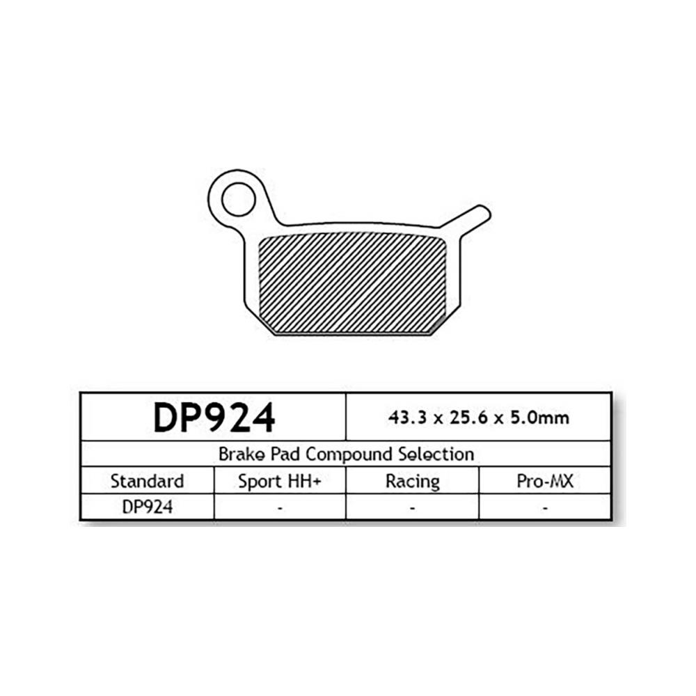 DP Brakes DP924 Накладки - изглед 2