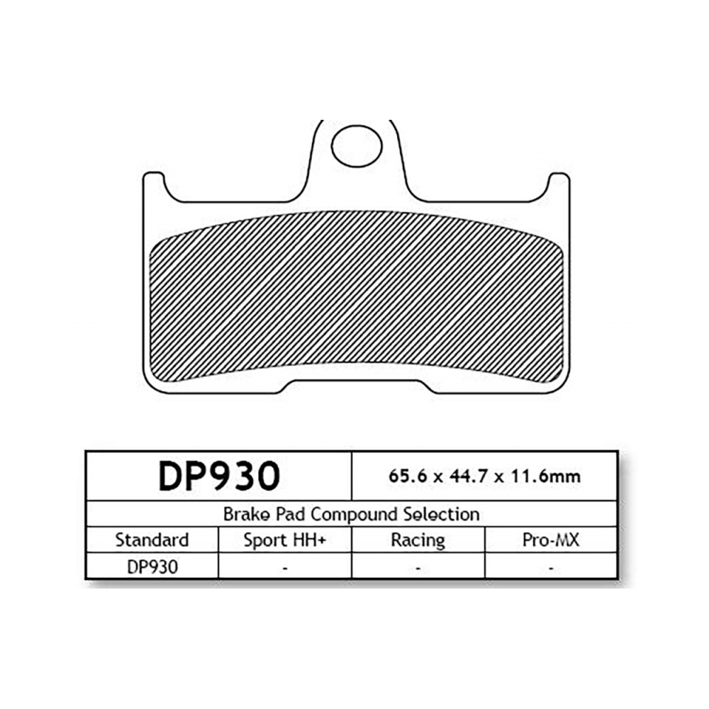 DP Brakes DP930 Накладки - изглед 2