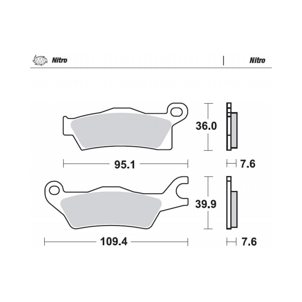 Moto-Master 098921 Накладки - изглед 1